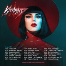 Kat Von D Euro Tour 2022 poster