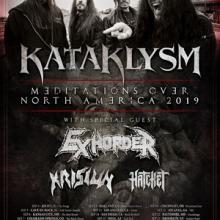 Kataklysm North American Tour 2019 poster
