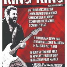 King King UK Tour 2021 poster