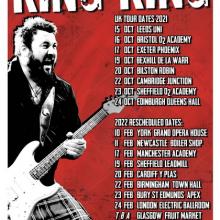King King UK Tour 2021 & 2022 poster