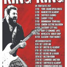 King King UK Tour 2021 poster