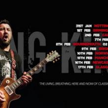 King King UK Tour 2019 poster