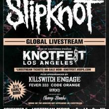 Knotfest Los Angeles 2021 livestream poster