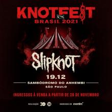 Knotfest Brazil 2021 poster
