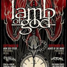 Lamb Of God stream event poster
