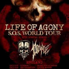 Life Of Agony UK Tour 2019 poster