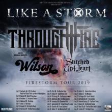 Like A Storm & Through Fire US Tour 2019 poster