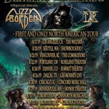 Lizzy Borden North American Tour 2019 poster