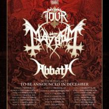 Mayhem North American Tour 2020 poster