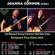 Eamonn McCormack & Joanna Connor EU & UK Tour 2021 poster