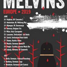 Melvins Euro Tour 2019 poster