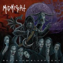 Midnight Rebirth by Blasphemy single cover