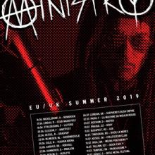 Ministry EU & UK Tour 2019 poster
