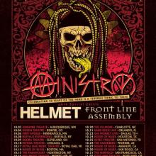 Ministry US Tour 2021 poster