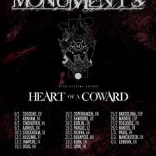 Monuments & HOAC EU Tour 2020 poster