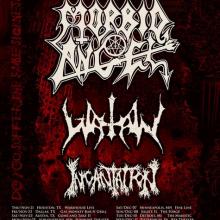 Morbid Angel US Tour 2019 poster