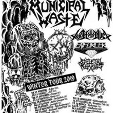 Municipal Waste Euro Tour 2019 poster