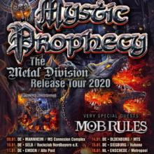 Mystic Prophecy EU Tour 2020 poster