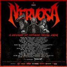 Nervosa Euro Tour 2020 poster