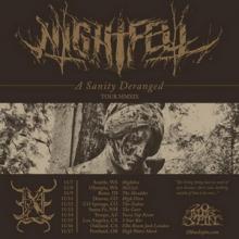Nightfell US Tour 2019 poster