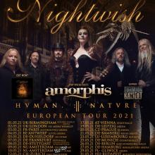 Nightwish Euro Tour 2021 poster