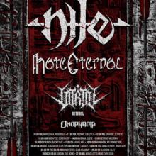 Nile Euro Tour 2019 poster
