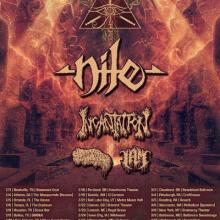 Nile US Tour 2022 poster