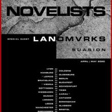 Novelists FR EU & UK Tour 2020 poster