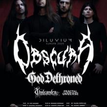Obscura Euro Tour 2020 poster