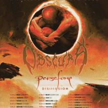 Obscura Euro Tour 2022 poster