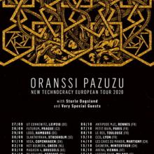 Oranssi Pazuzu Euro Tour 2020 poster