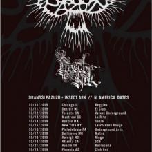 Oranssi Pazuzu North American Tour 2019 poster