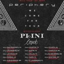 Periphery North American Tour 2020 poster