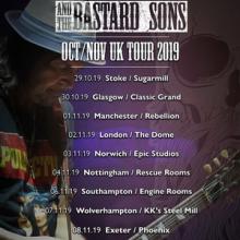 Phil Campbell And The Bastard Sons UK Tour 2019 poster