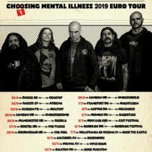 Philip H. Anselmo & The Illegals Euro Tour 2019 poster
