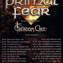 Primal Fear Euro Tour 2020 poster