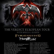 Queensrÿche Euro Tour 2019 poster