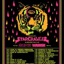 Red Fang US Tour 2021 poster