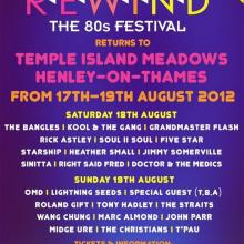 Rewind – The 80s Festival poster