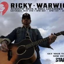 Ricky Warwick live show 2020 poster