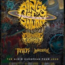 Rings Of Saturn EU & UK Tour 2020 poster