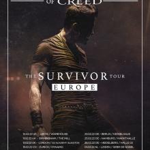 Scott Stapp Euro Tour 2022 poster