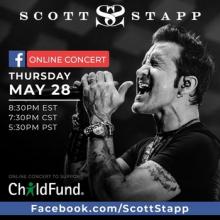 Scott Stapp online concert 2020 poster