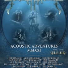 Sonata Arctica EU Tour 2021 poster