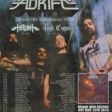Spirit Adrift North American Tour 2019 poster