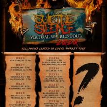 Suicide Silence Virtual World Tour 2020 poster