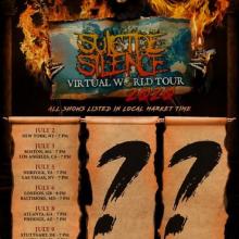 Suicide Silence Virtual World Tour 2020 poster