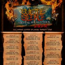 Suicide Silence Virtual World Tour 2020 poster