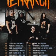 Tetrarch US Tour 2019 poster