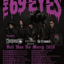 The 69 Eyes US Tour 2020 poster